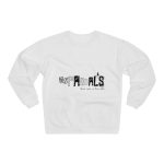 Sudadera cuello redondo premium - Blanco - Espardals — Bona cosa m’has dita