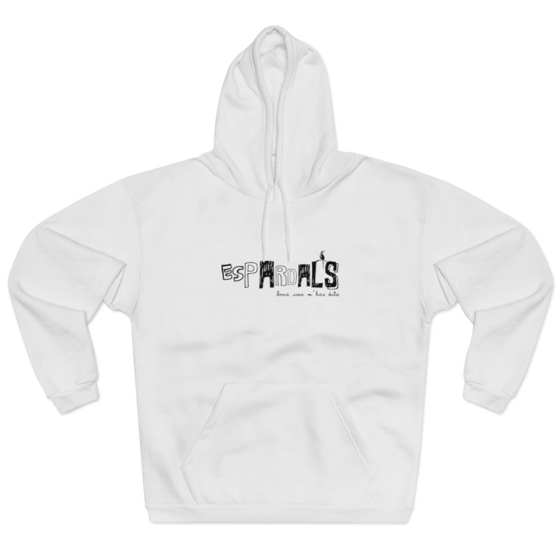 Sudadera con capucha cerrada - Blanco - Espardals — Bona cosa m’has dita
