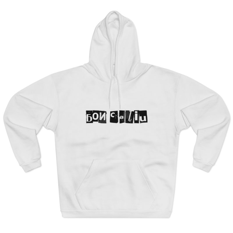 Sudadera con capucha cerrada - Blanco - Camiseta «Bon caliu»
