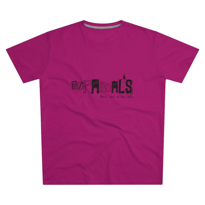 Camiseta hombre corte moderno - Rosa oscuro - Espardals — Bona cosa m’has dita