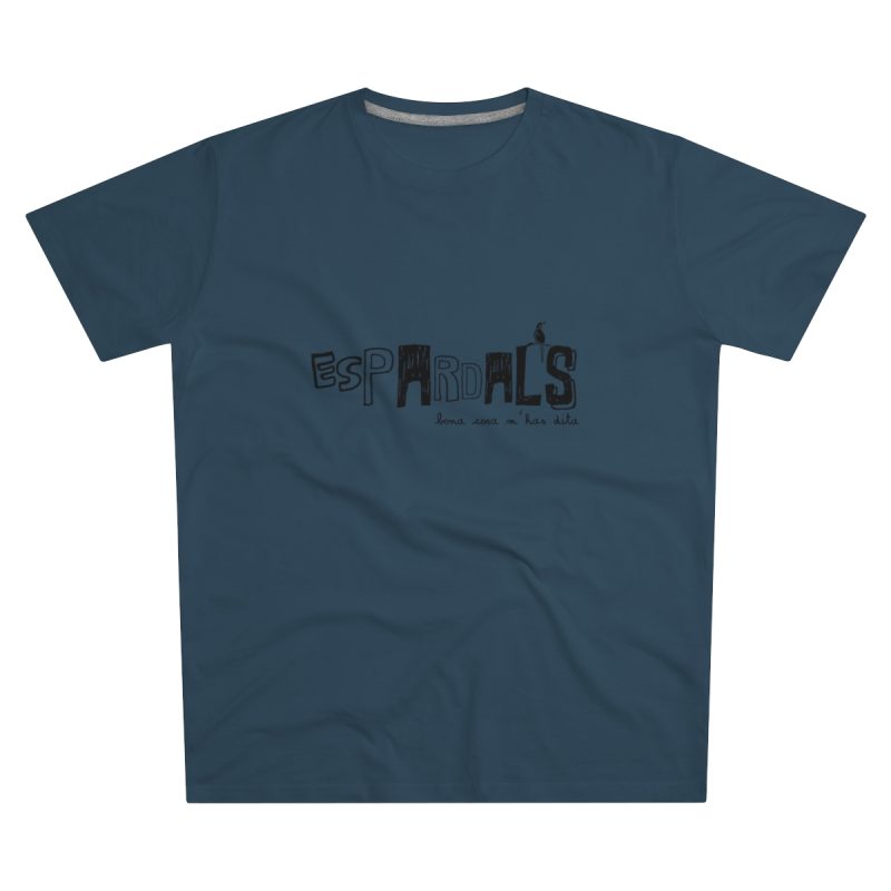 Camiseta hombre corte moderno - Azul vaquero - Espardals — Bona cosa m’has dita