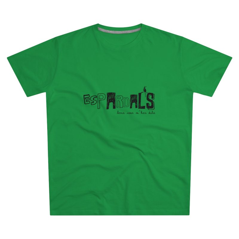 Camiseta hombre corte moderno - Verde Kelly - Espardals — Bona cosa m’has dita
