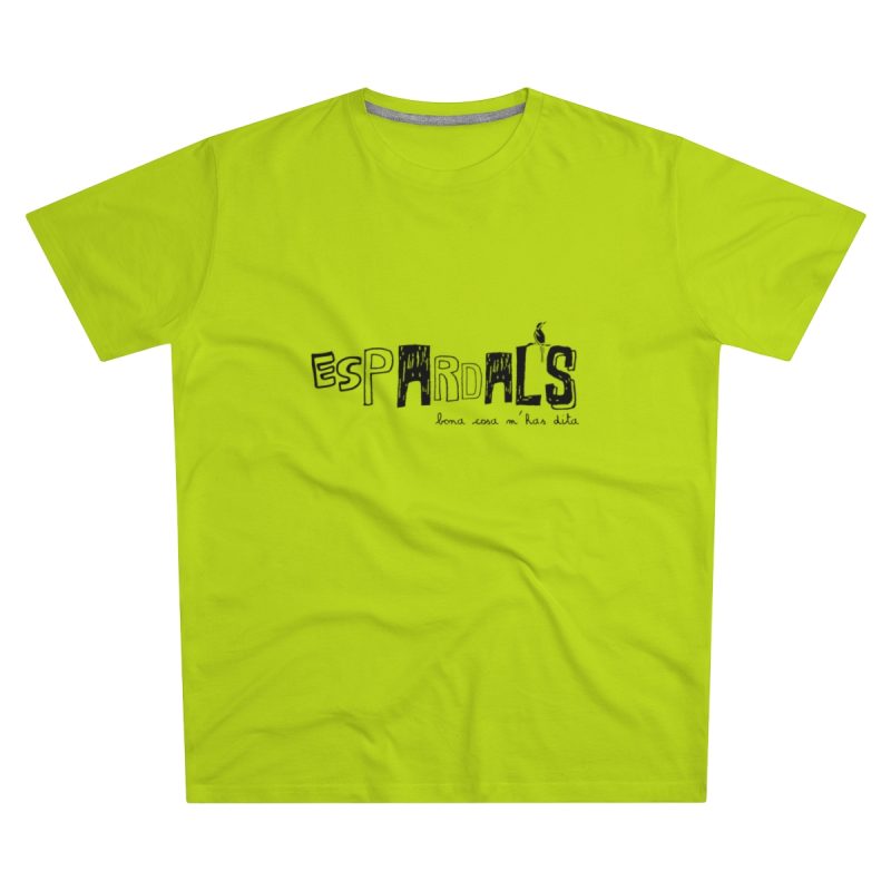 Camiseta hombre corte moderno - Verde lima - Espardals — Bona cosa m’has dita