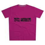 Camiseta hombre corte moderno - Rosa oscuro - Camiseta «Bon caliu»