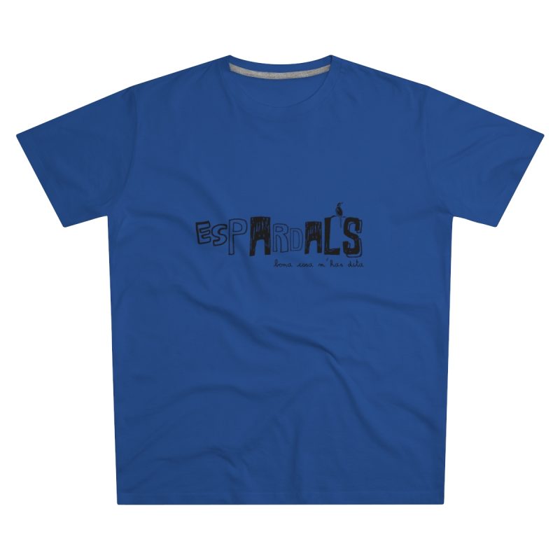 Camiseta hombre corte moderno - Azul royal intenso - Espardals — Bona cosa m’has dita