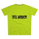 Camiseta hombre corte moderno - Verde lima - Camiseta «Bon caliu»