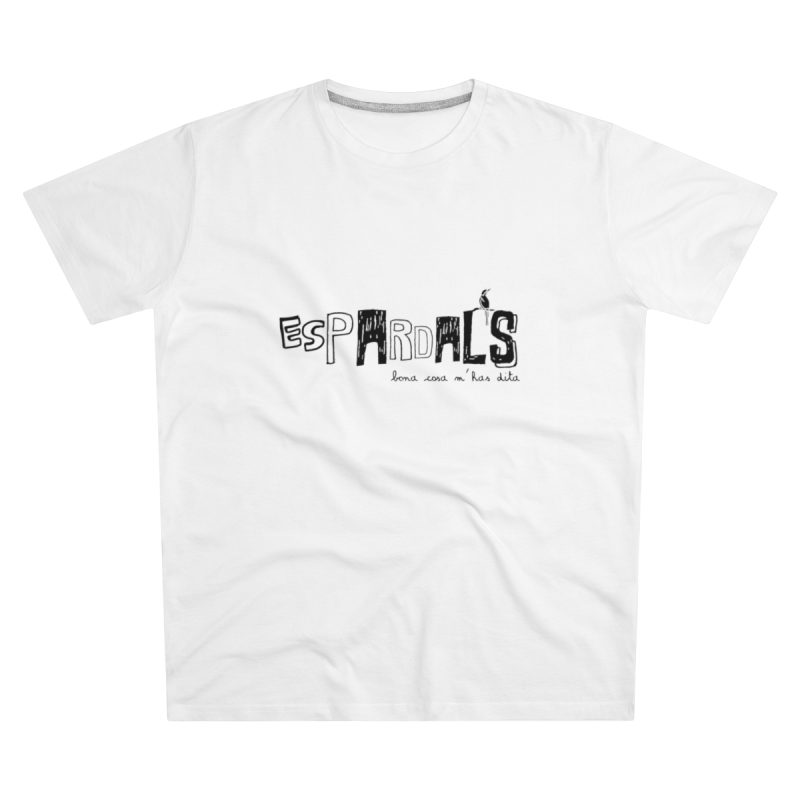 Camiseta hombre corte moderno - Blanco - Espardals — Bona cosa m’has dita