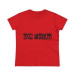 Camiseta mujer algodon medio - Rojo - Camiseta «Bon caliu»