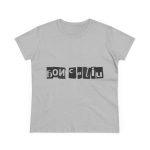 Camiseta mujer algodon medio - Gris deportivo - Camiseta «Bon caliu»