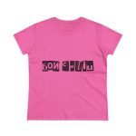 Camiseta mujer algodon medio - Rosa azalea - Camiseta «Bon caliu»