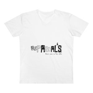 Camiseta hombre cuello de pico Presenter - Blanco - Espardals — Bona cosa m’has dita