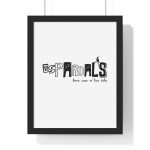 Poster enmarcado vertical - Negro - Espardals — Bona cosa m’has dita Poster enmarcado vertical - Negro - Espardals — Bona cosa m’has dita
