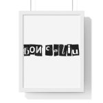 Poster enmarcado vertical - Blanco - Camiseta «Bon caliu» Poster enmarcado vertical - Blanco - Camiseta «Bon caliu»