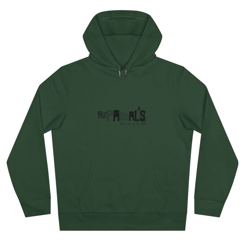 Sudadera con capucha King - Verde botella - Espardals — Bona cosa m’has dita