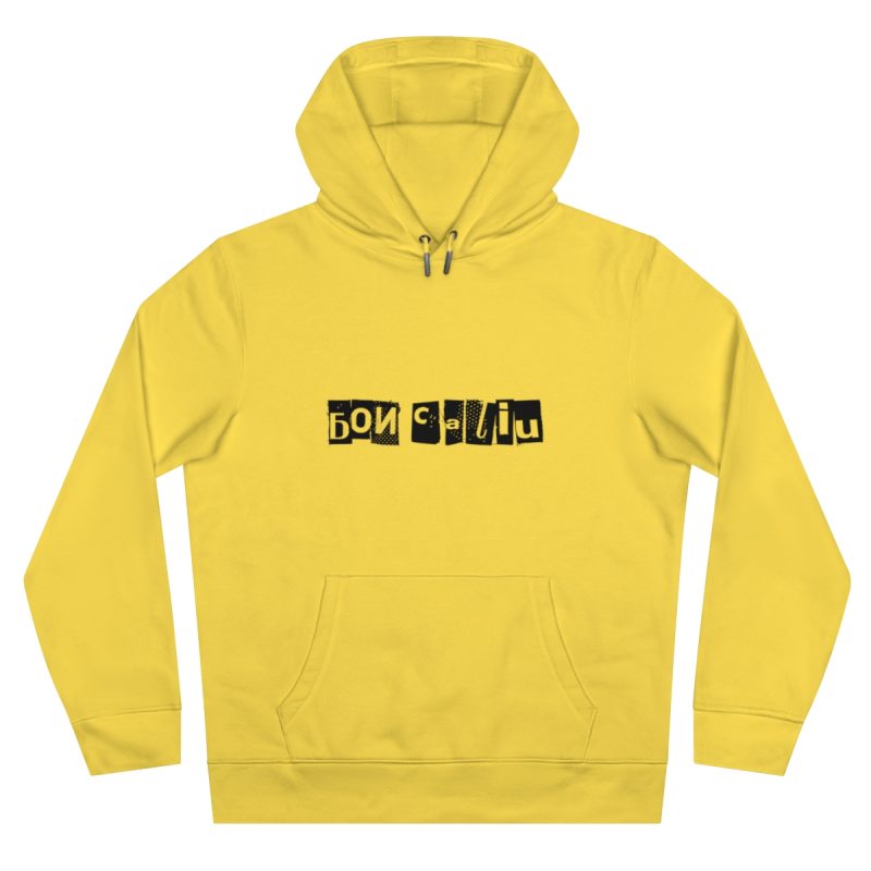 Sudadera con capucha King - Amarillo chispa - Camiseta «Bon caliu»