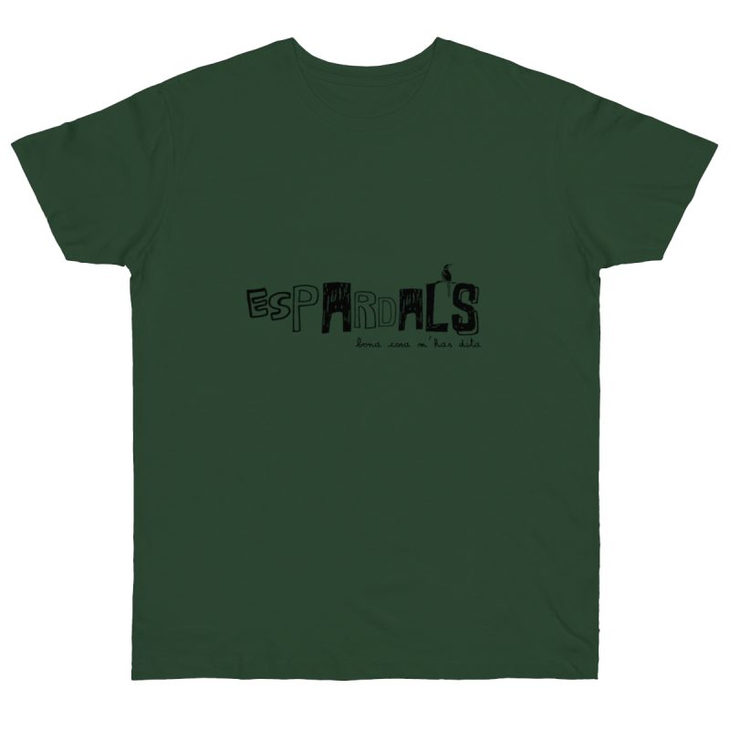 Camiseta punto liso - Verde botella - Espardals — Bona cosa m’has dita