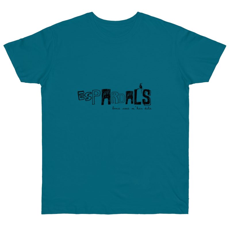 Camiseta punto liso - Azul diva - Espardals — Bona cosa m’has dita