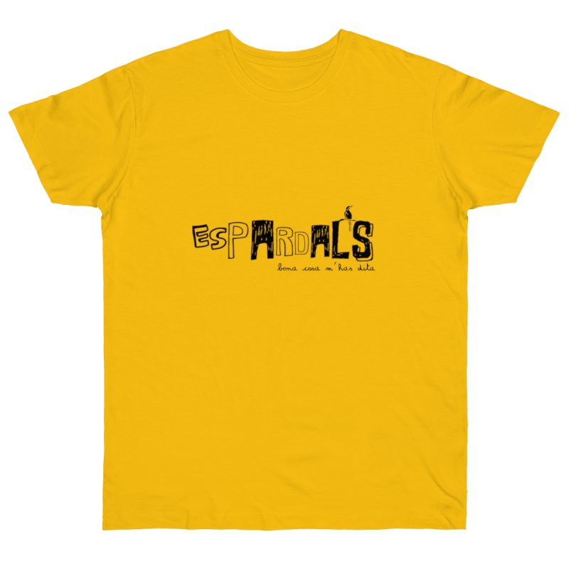 Camiseta punto liso - Amarillo dorado - Espardals — Bona cosa m’has dita
