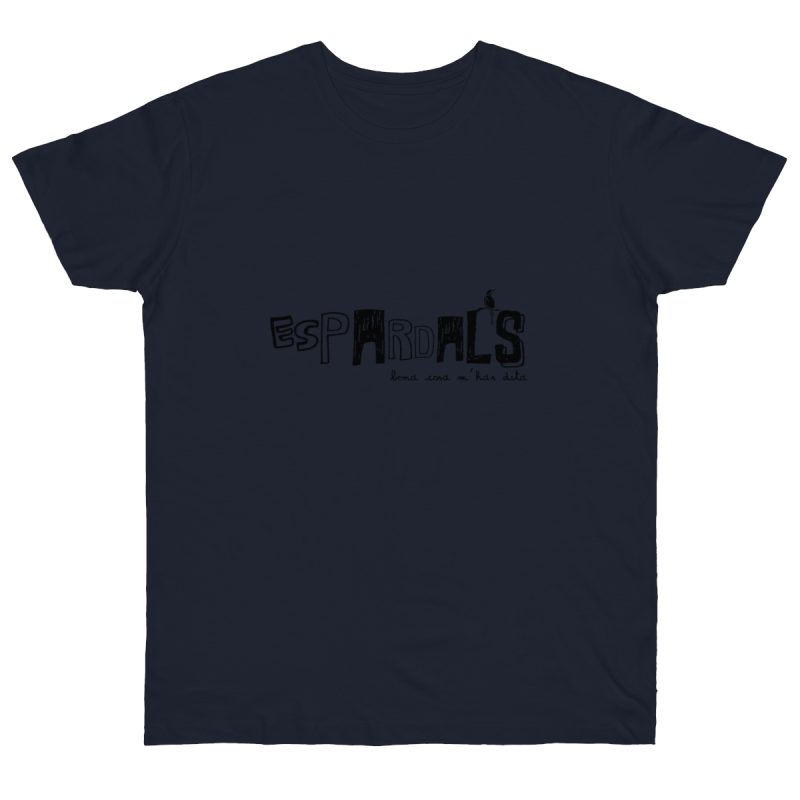 Camiseta punto liso - Azul marino - Espardals — Bona cosa m’has dita