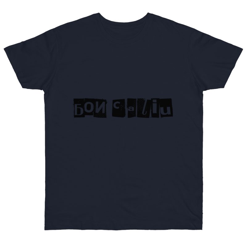 Camiseta punto liso - Azul marino - Camiseta «Bon caliu»