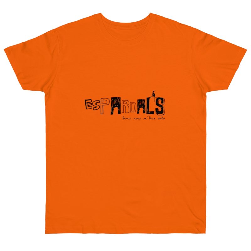Camiseta punto liso - Naranja - Espardals — Bona cosa m’has dita