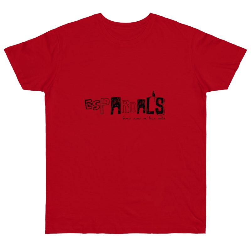Camiseta punto liso - Rojo - Espardals — Bona cosa m’has dita