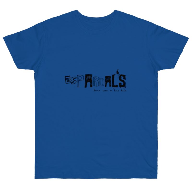 Camiseta punto liso - Azul royal intenso - Espardals — Bona cosa m’has dita