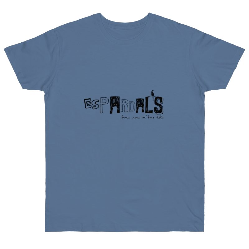 Camiseta punto liso - Azul vaquero - Espardals — Bona cosa m’has dita