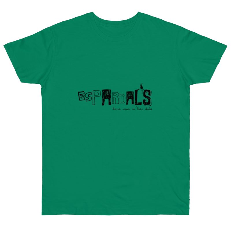 Camiseta punto liso - Verde Kelly - Espardals — Bona cosa m’has dita