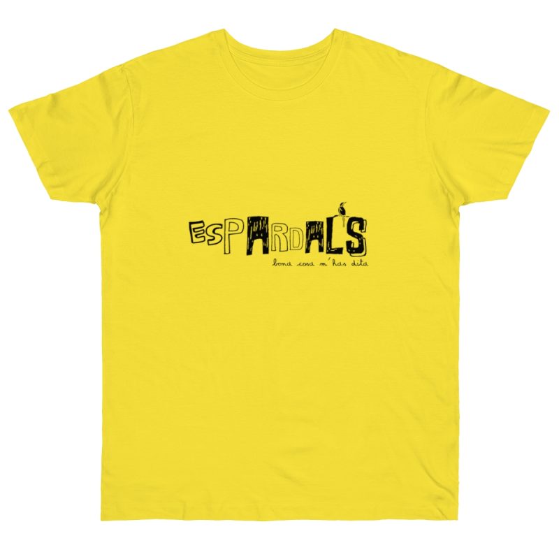 Camiseta punto liso - Amarillo solar - Espardals — Bona cosa m’has dita