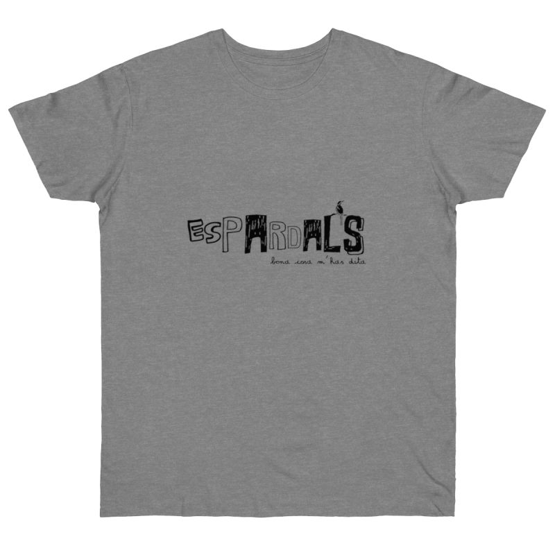Camiseta punto liso - Gris deportivo jaspeado - Espardals — Bona cosa m’has dita