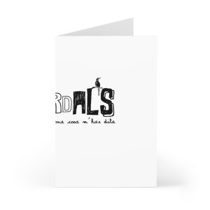 Tarjetas de felicitacion (7 uds.) - Espardals — Bona cosa m’has dita