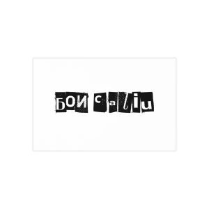 Tarjetas de visita (100 uds.) - Camiseta «Bon caliu»