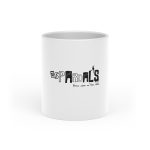 Taza con asa de corazon - Blanco - Espardals — Bona cosa m’has dita