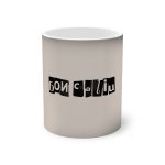 Taza magica que cambia de color - Negro - Camiseta «Bon caliu»