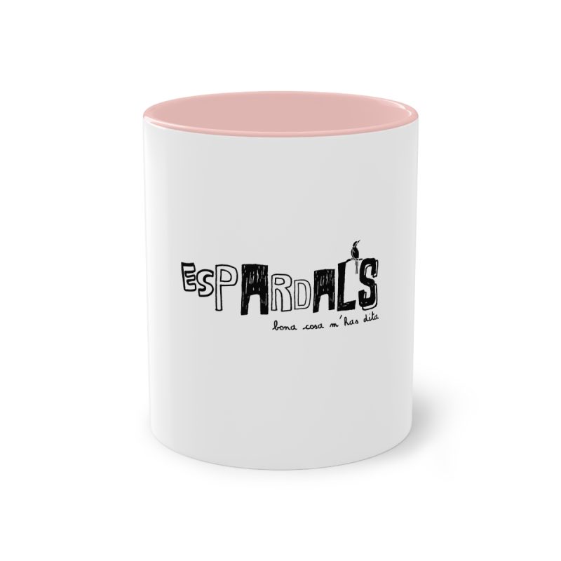 Taza bicolor - Rosa - Espardals — Bona cosa m’has dita