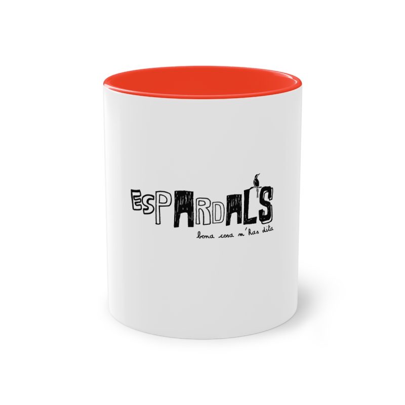 Taza bicolor - Rojo - Espardals — Bona cosa m’has dita
