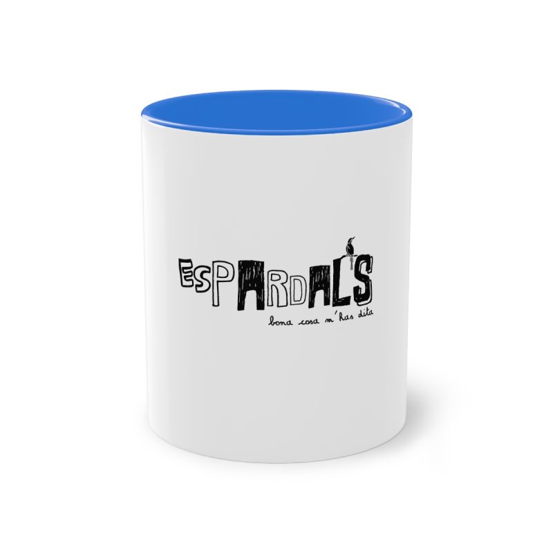 Taza bicolor - Azul Cambridge - Espardals — Bona cosa m’has dita