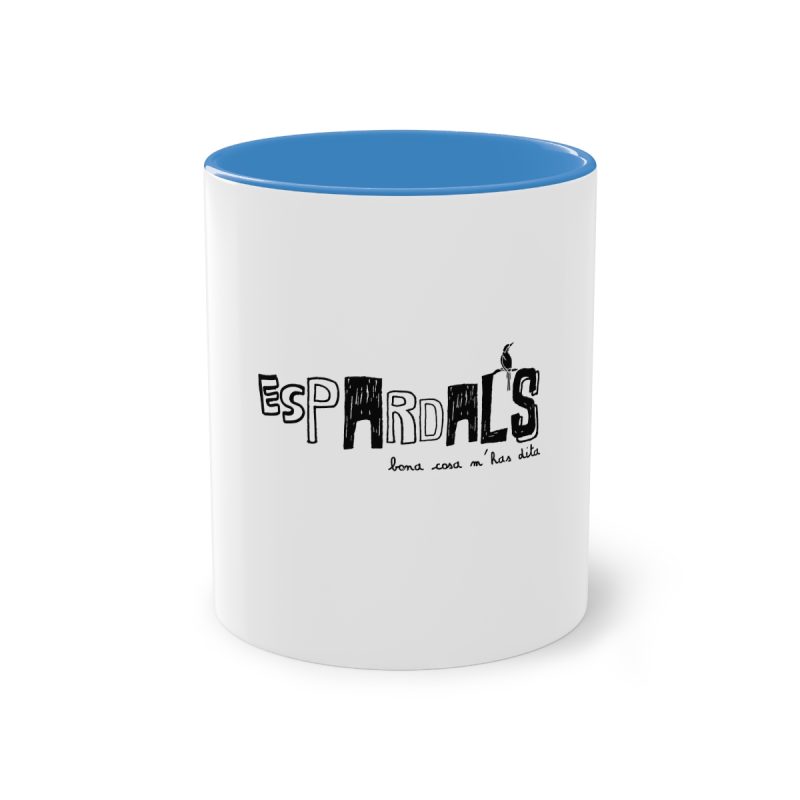 Taza bicolor - Azul claro - Espardals — Bona cosa m’has dita