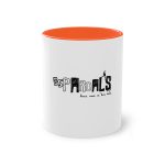 Taza bicolor - Naranja - Espardals — Bona cosa m’has dita