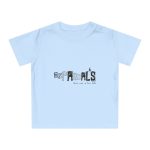 Camiseta de bebe - Azul empolvado - Espardals — Bona cosa m’has dita