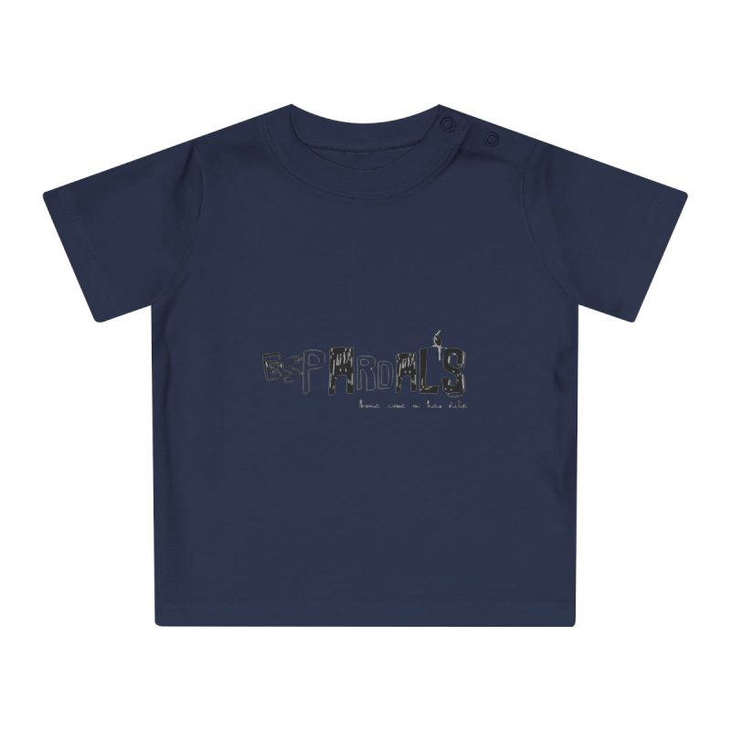 Camiseta de bebe - Azul marino nautico - Espardals — Bona cosa m’has dita