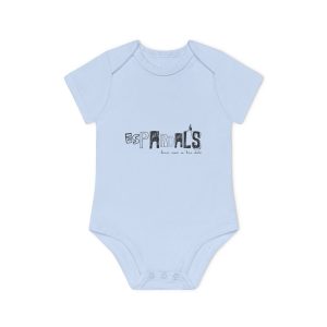 Body bebe manga corta organico - Azul empolvado - Espardals — Bona cosa m’has dita