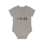 Body bebe manga corta organico - Gris jaspeado melange - Espardals — Bona cosa m’has dita Body bebe manga corta organico - Gris jaspeado melange - Espardals — Bona cosa m’has dita