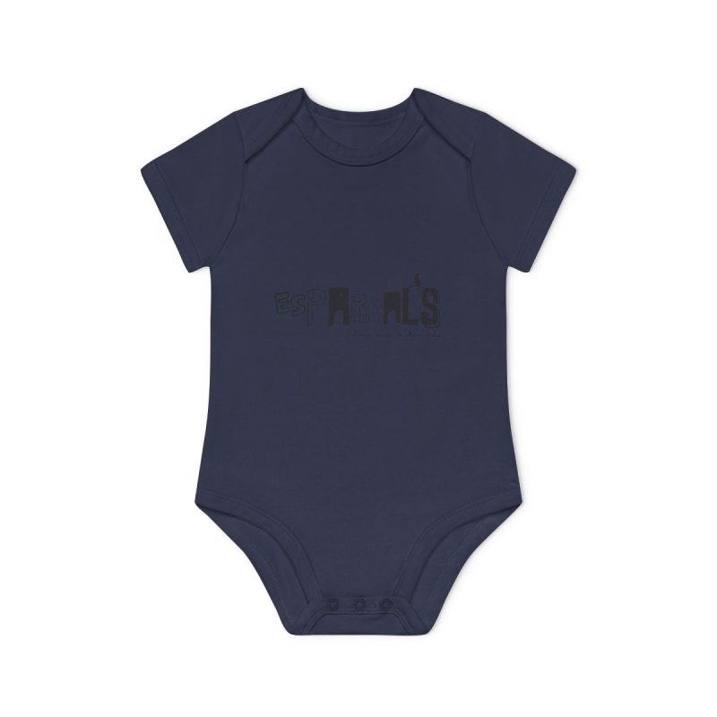 Body bebe manga corta organico - Azul marino nautico - Espardals — Bona cosa m’has dita
