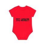 Body bebe manga corta organico - Rojo - Camiseta «Bon caliu» Body bebe manga corta organico - Rojo - Camiseta «Bon caliu»