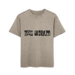 Camiseta oversize lavado acido - Caqui oscuro - Camiseta «Bon caliu»