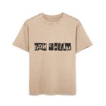 Camiseta oversize lavado acido - Beis - Camiseta «Bon caliu»