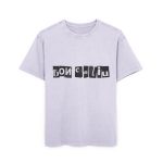 Camiseta oversize lavado acido - Lila suave - Camiseta «Bon caliu»