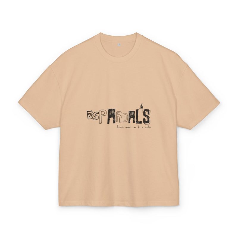 Camiseta box ultra gruesa - Beis - Espardals — Bona cosa m’has dita